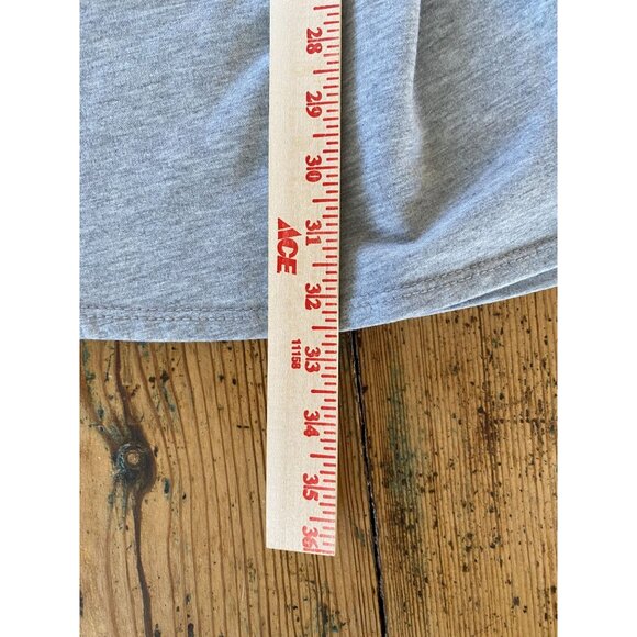 See‎ You Monday Gray Side-Knot Short-Sleeve Tunic Dress S Lightweight Polyester - Picture 7 of 7